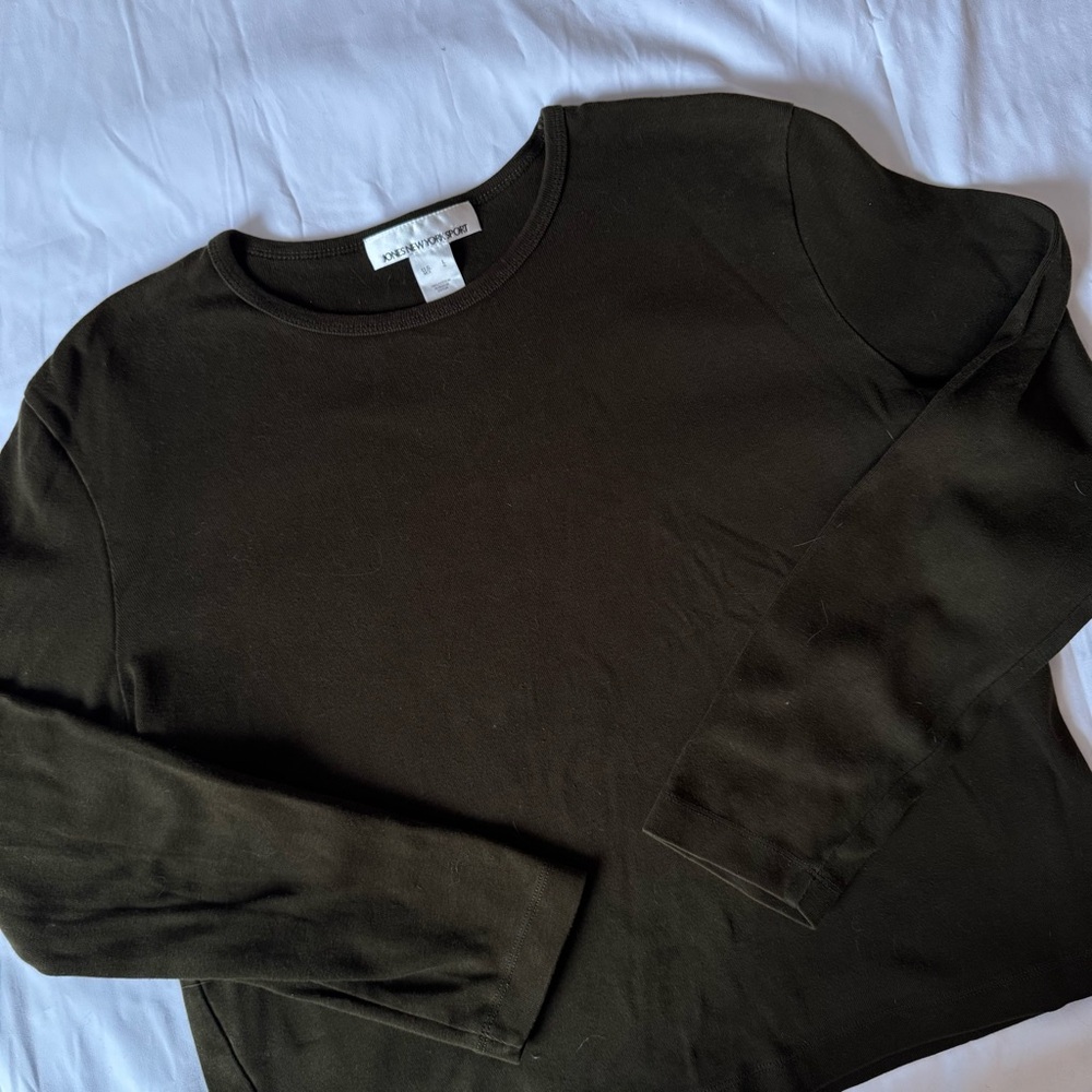 Jones New York Women's Dark Long Sleeve Top